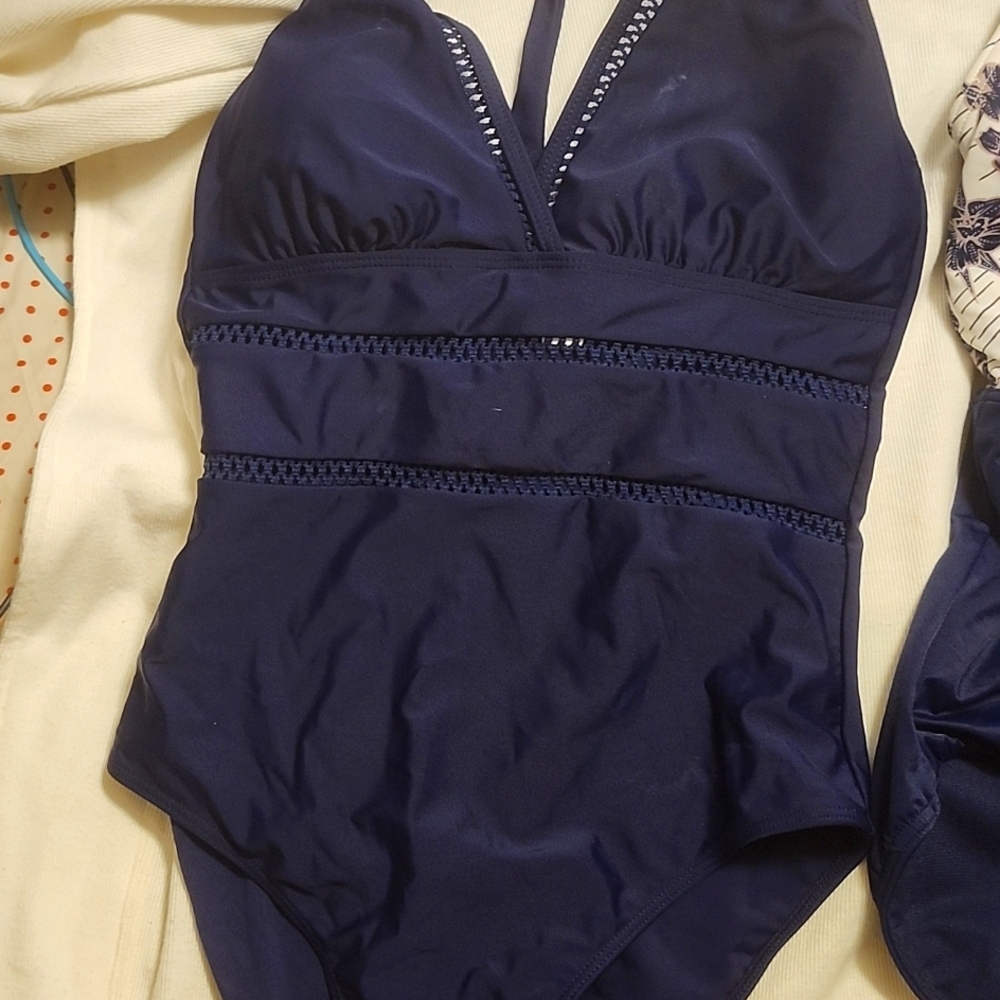 2 bathing suits.